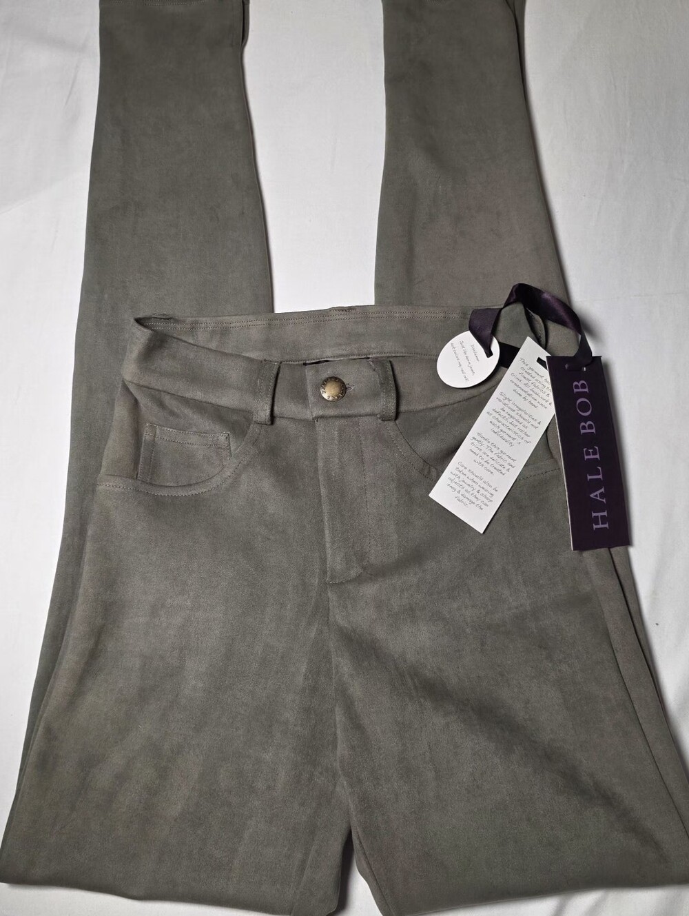 Halé Bob XS Olive Green Suede-slit Bottom